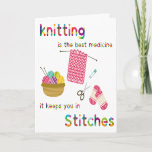 Carte tricot Encouragement