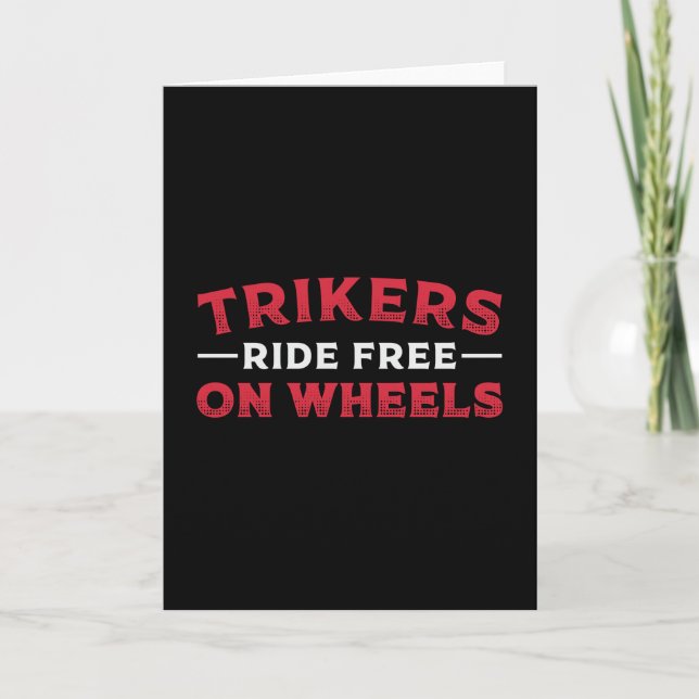 Carte Trikers Gratuit Sur Les Roues Moto (Devant)