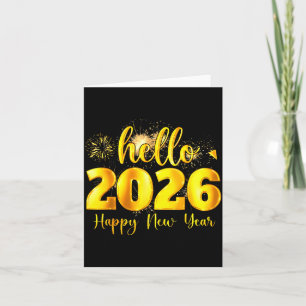 Carte Trinquer à la nouvelle année Bonne année 2026 Part