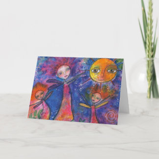 Carte Trio of Fairies Greeting Card
