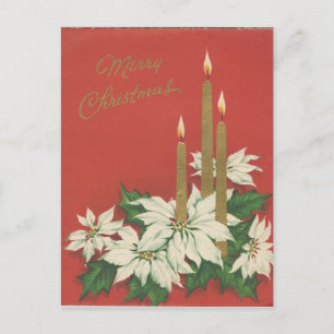 Carte trio Vintage Christmas Candle