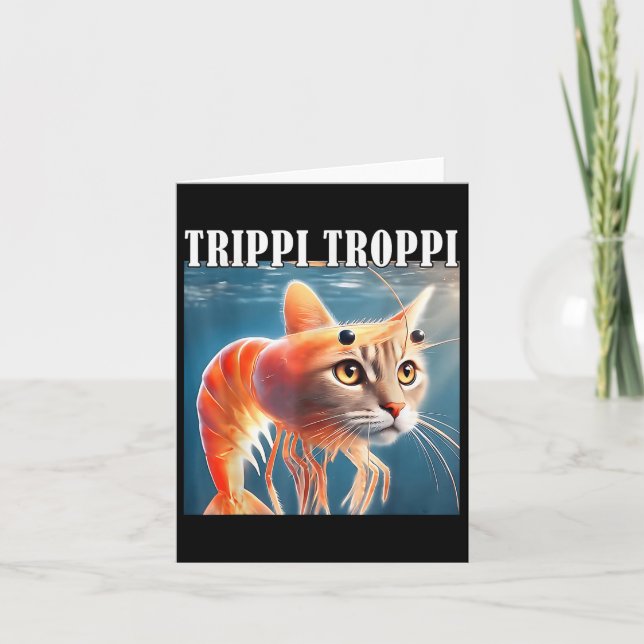 Carte Trippi Troppi - Italien Brainrot meme drôle (Devant)