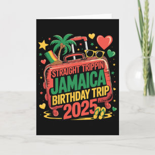 Carte Trippin droit Voyage d'anniversaire Jamaïque 2025 