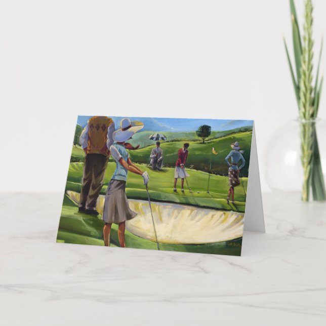 Carte Trish Biddle - golf de dames (Devant)