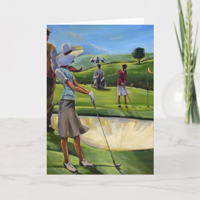 Carte Trish Biddle - Ladies Golf (Devant)