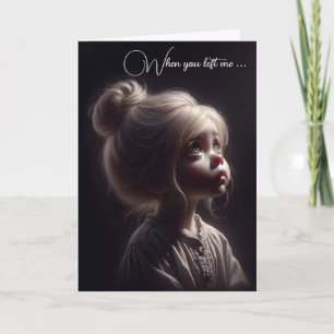 Carte Triste fille qui t'a manqué