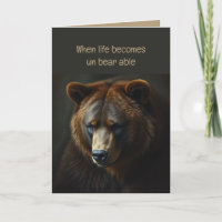 Triste Ours Animal Se tirer bien ou perdre, Essais