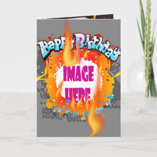 Carte Trois Anniversaire d'alarme