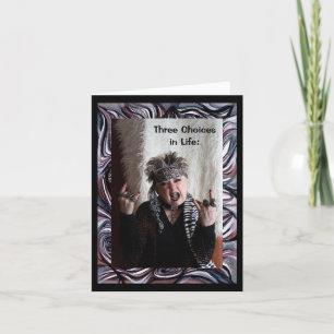 Carte Trois choix dans la vie