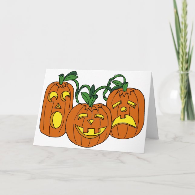 Carte Trois Citrouilles (Devant)