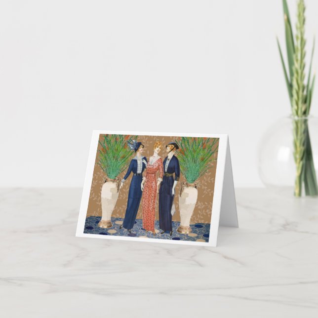 Carte Trois dames appropriées (Devant)