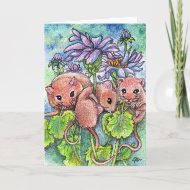 Carte Trois petites souris (Devant)
