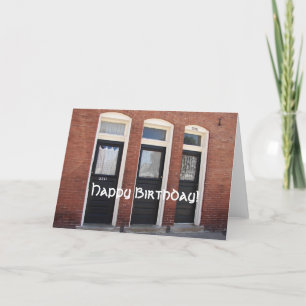 Carte Trois Portes, Joyeux Anniversaire !