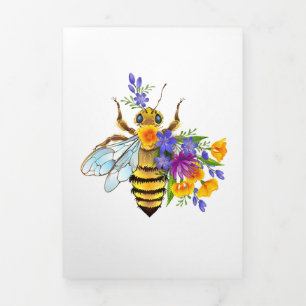 CARTE TROIS VOLETS 
