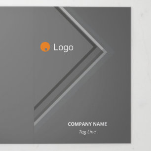 Carte Trois Volets Angles rétro-géométriques monochromatiques logique