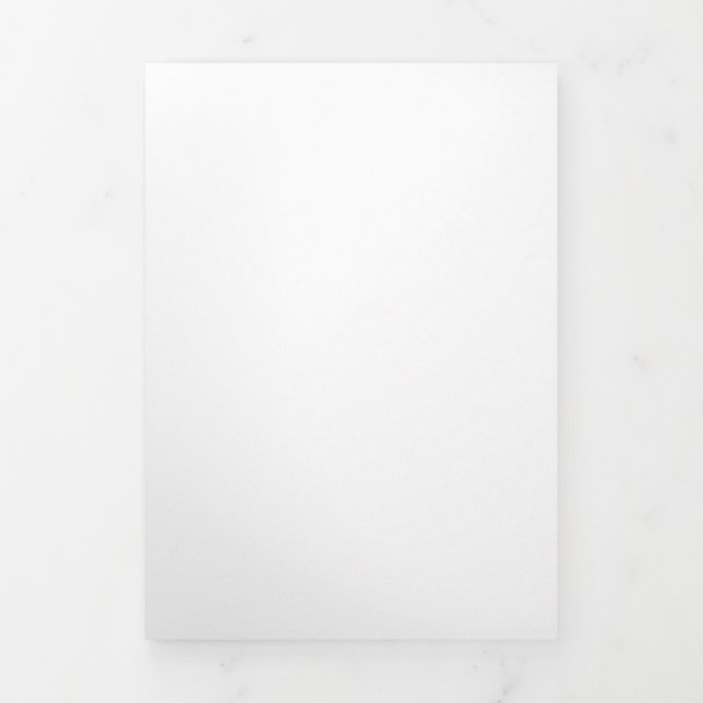 Carte Trois Volets Carte pliante à trois lettres de 5 po x 7 po (Page de couverture)