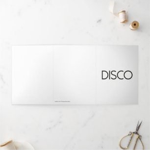 Carte Trois Volets DISCO Dancing