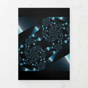 Carte Trois Volets Fractal Sky