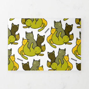 Carte Trois Volets Les chatons d'olive
