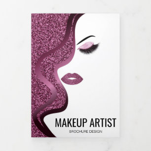 Carte Trois Volets Maquillage   Salon Lashes   Salon coiffeur