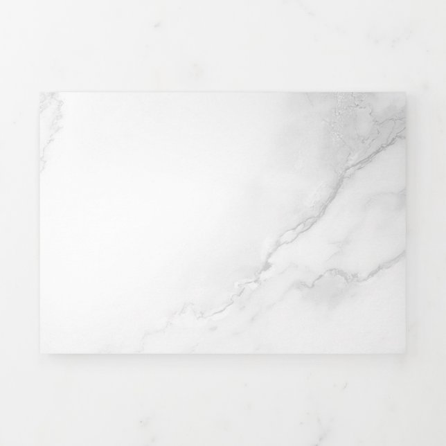 Carte Trois Volets Marbre Blanc (Page de couverture)