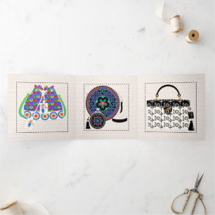 Carte Trois Volets Mon porte-monnaie Mah Jongg