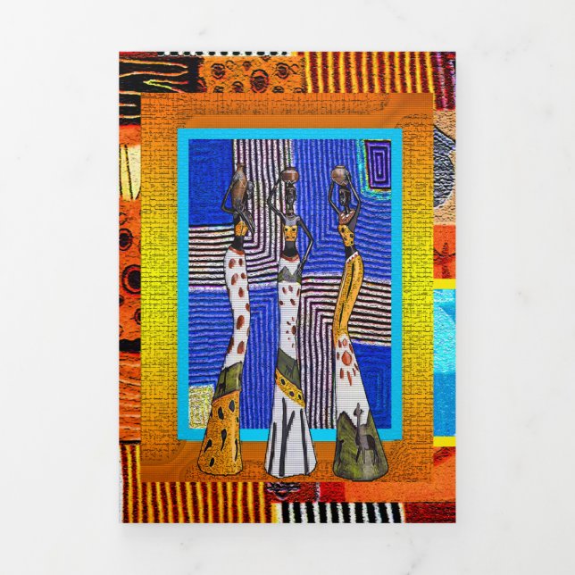 Carte Trois Volets Nubien (Page de couverture)