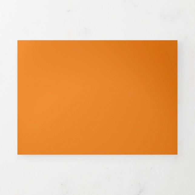 Carte Trois Volets Orange Perse, Sable Brown, Tan, (Page de couverture)