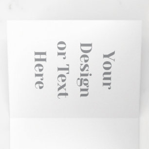 Carte Trois Volets Personnalisable Votre Conception ou Texte Ici Pers