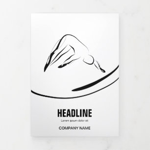 Carte Trois Volets Pilates instructeur Pilates Pilates Pose Pilates A