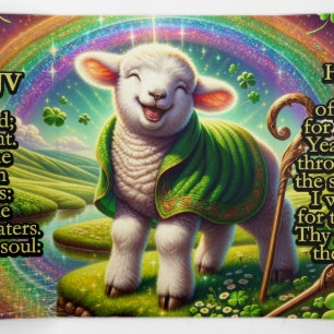 Carte Trois Volets Psaume 23 KJV Tract - Joyful Lamb