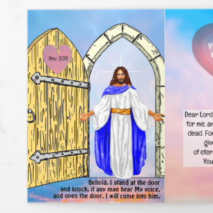 Carte Trois Volets Trace évangélique de fin