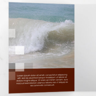 Carte Trois Volets Transparence contemporaine de Bordeaux fin