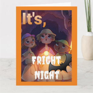 Carte #TroisHikerGangAndTheHauntedCave Halloween