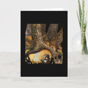 Carte Troll by a Campfire