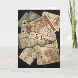 Carte Trompe l’oeil E. Delcroix