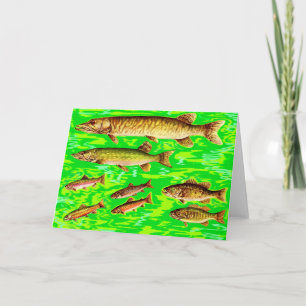 Carte trop de poissons dans la mer