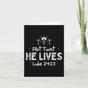 Carte Trop Il Vit Cross Fun Christian Easter Day