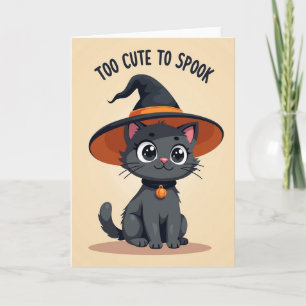 Carte Trop Mignonne Pour Halloween