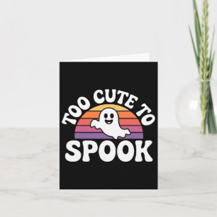 Carte Trop Mignonne Pour Parler Fantôme Drôle Halloween
