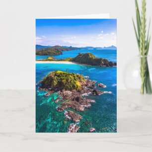 Carte Tropical Beaches El Nido Phillipines