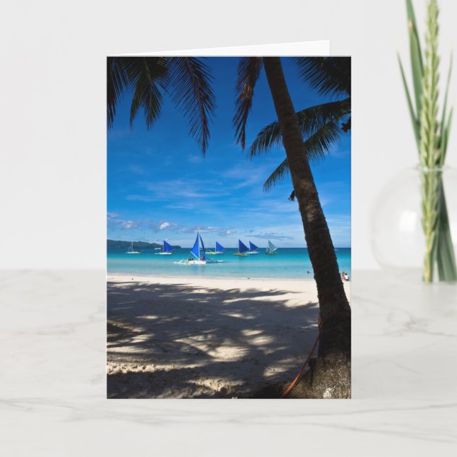 Carte Tropical Beaches | White Beach Boracay Philippines (Devant)