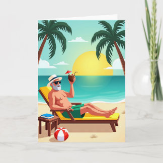 Carte Tropical Fathers Day Escape Card