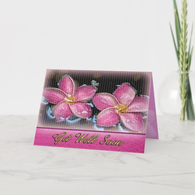 Carte Tropical Get Well (Devant)