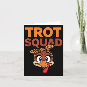 Carte Trot Squad Drôle Turquie Face Hommes D'Action De G