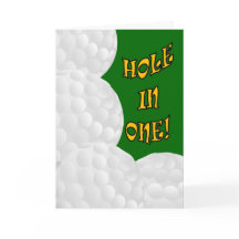 Trou dans un Congrats ! Succès de golf