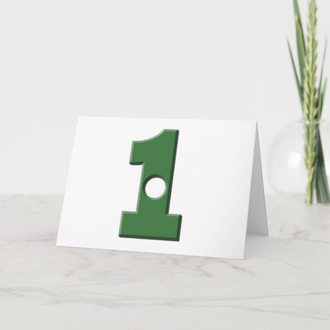 Carte Trou en 1 (Devant)