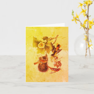 Carte Troupial Oriole Audubon Birds Art Note Card