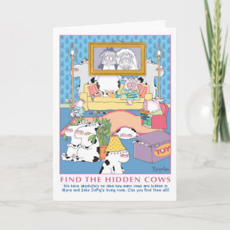 CARTE TROUVER LES VACHES CACHÉES