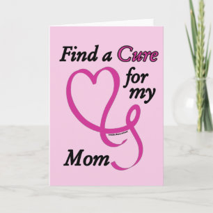 Carte Trouver un remède/coeur/maman...Cancer du sein